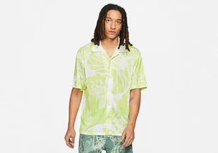 Nike Air Jordan Flight Printed Short Sleeve Button Down Limelight - Koszulki męskie - miniaturka - grafika 1