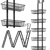 Meble modułowe i akcesoria - Organizer Na Drzwi Wiszący Organizer Metalowy Do Przechowywania 6 Poziomów - miniaturka - grafika 1