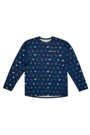 Pozostała odzież narciarska - Airblaster Męski T-Shirt Everyday LS Granatowy L - miniaturka - grafika 1