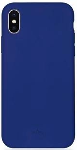 PURO ICON Cover - Etui iPhone Xs Max (granatowy) Limited edition IPCX65ICONDKBLUE - Etui i futerały do telefonów - miniaturka - grafika 1