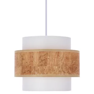 Wisząca lampa Cork 31-18113 Candellux zwis biały beżowy - Lampy sufitowe - miniaturka - grafika 1