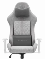 Fotele gamingowe - Fotel gamingowy Hell's Chair HC- 1006 Grey Szary Biały Tkanina - miniaturka - grafika 1