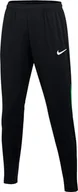 Spodnie rowerowe - Nike Spodnie damskie W Nk Df Acdpr Pant Kpz, czarne/zielone park/białe, DH9273-011, S - miniaturka - grafika 1