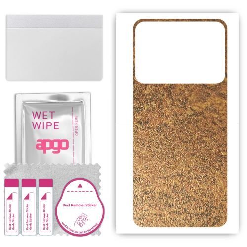 folia naklejka skórka strukturalna na TYŁ do ZTE Blade A54 - Zardzewiała Miedź - apgo SKINS