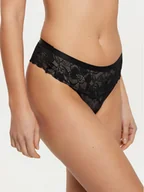 Majtki damskie - Hunkemöller Stringi Sophia 300460 Czarny - miniaturka - grafika 1