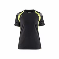 Koszulki i topy damskie - Blaklader Blaklader 340210309933XL damski T-shirt, czarny/żółty, rozmiar XL 340210309933XL - miniaturka - grafika 1