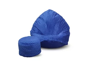 Pufa sako XXXL worek + gratis hill granatowa - Fotele i pufy dla dzieci - miniaturka - grafika 1