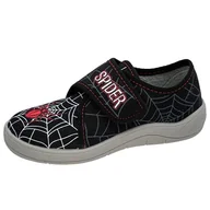 Kapcie damskie - Fischer Tim kapcie domowe, czarno-szare, 26 EU, czarny szary, 26 EU - miniaturka - grafika 1