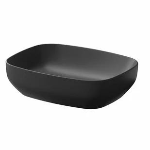 Cersanit Larga umywalka prostokątna antracyt mat 50x38 K677-013 - Umywalki - miniaturka - grafika 2