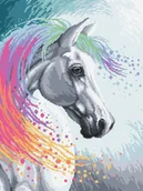 Pasmanteria - Haft krzyżykowy, Zestaw do haftu, Zaczarowany koń - miniaturka - grafika 1