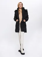 Kurtki damskie - madden girl Płaszcz zimowy w kolorze czarnym - miniaturka - grafika 1