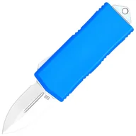 Noże - Nóż sprężynowy CobraTec OTF Money Clip Dagger - Blue - miniaturka - grafika 1