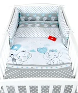Pościel dla dzieci - BabyLux Pościel Do Łóżeczka 140x70 Dziecięca Niemowlęca 135X100 cm 3EL N111 - miniaturka - grafika 1