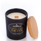 Świece - Świeczka sojowa Vanilla and Tabacco czarna 135g - miniaturka - grafika 1