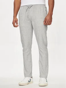 INDICODE Spodnie materiałowe Vitaly 60-332 Niebieski Regular Fit - Spodnie męskie - miniaturka - grafika 1