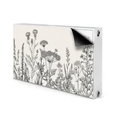 Dekoracje domu - Ozdobny magnes na kaloryfer Polna łąka 100x60 cm, Bluedecor - miniaturka - grafika 1