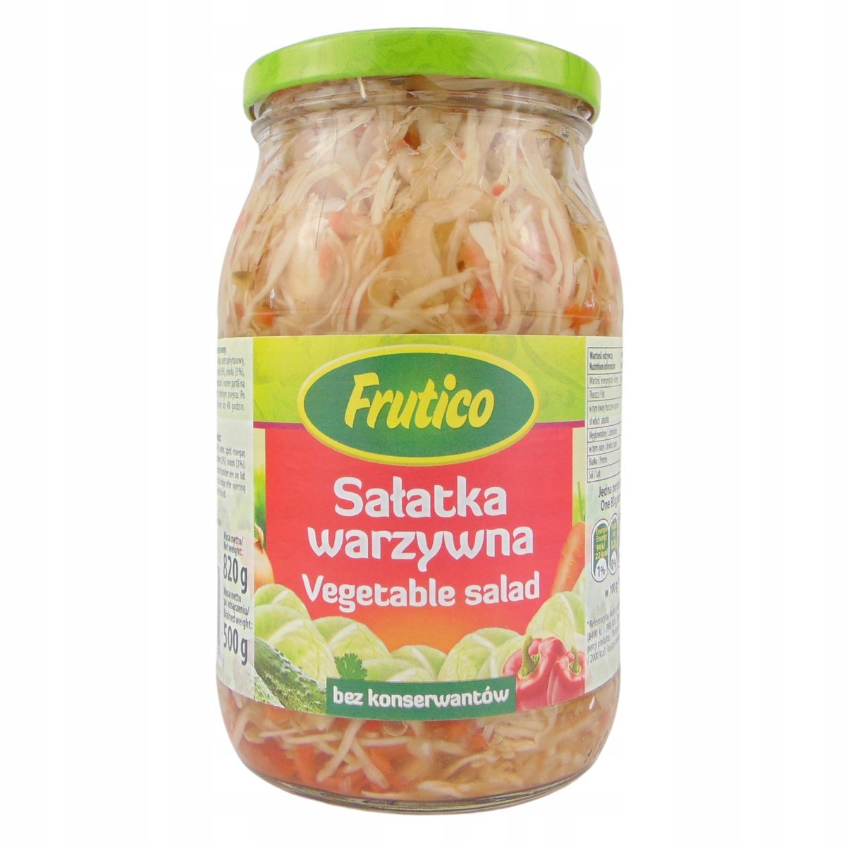 SAŁATKA WARZYWNA FRUTICO WYSOKA JAKOŚĆ 820G