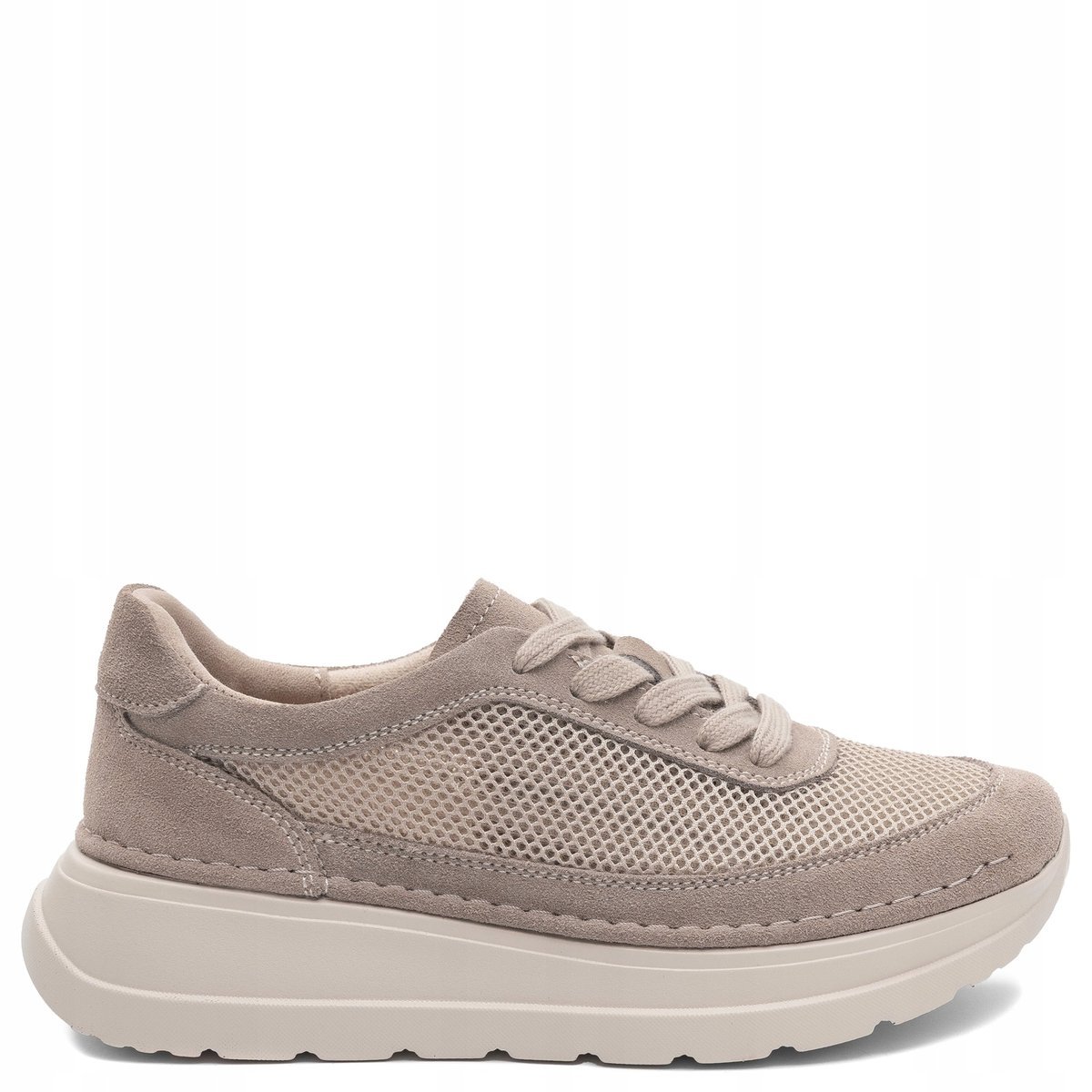 T.Sokolski Półbuty Sneakersy Damskie Beżowe TS-W26-241-BEIGE r.41