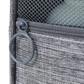 Kosmetyczki, organizery i kuferki - Kosmetyczka podróżna ARDA szara - miniaturka - grafika 1