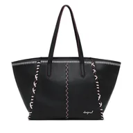 Torebki damskie - Torebka Desigual 25WAXP95 Czarny - miniaturka - grafika 1