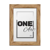 Ramki na zdjęcia - Ramka na zdjęcia Hekla 18x24 foto MDF nóżka naturalny 1szt. - miniaturka - grafika 1