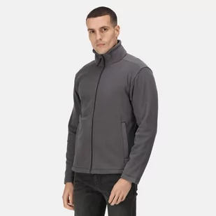 Regatta Professional Męski Polar z Suwakiem Micro Szary, Rozmiar: XL - Bluzy męskie - miniaturka - grafika 1