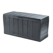 Skrzynki i torby narzędziowe - KETER Skrzynia ogrodowa 270l Sherwood antracytowa 230415 + 20 zł na pierwsze zakupy 230415 - miniaturka - grafika 1