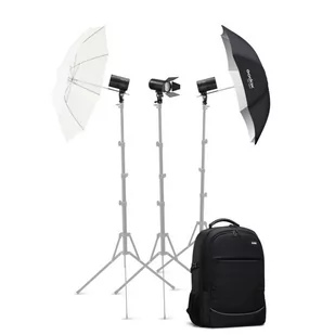 Godox Godox AD100Pro TTL zestaw 3 lamp z plecakiem - Systemy mocowań studyjnych - miniaturka - grafika 1