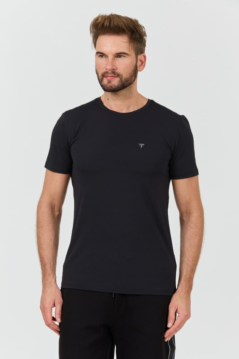GUESS Czarny męski t-shirt New Tech Str T XXL