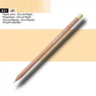 Kredka Caran D`Ache Nr.821 Naples Ochre  Luminance 6901 - Kredki, ołówki, pastele i pisaki - miniaturka - grafika 1