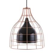 Lampy sufitowe - Beliani Lampa wisząca Lampa wisząca metalowa czarna TRESA 78705 - miniaturka - grafika 1