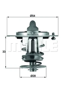Termostat, płyn chłodzący Mahle TX 72 85D - Termostaty - miniaturka - grafika 1