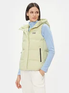 Kamizelki damskie - Helly Hansen Bezrękawnik Adore 54032 Zielony Regular Fit - miniaturka - grafika 1