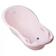 Wanienki dla dzieci - Tega Baby TEGA Wanienka 102cm KRÓLICZKI KR-005 z odpływem różowa 44005 - miniaturka - grafika 1