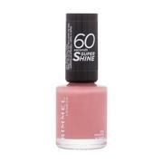 Lakiery do paznokci - Rimmel London 60 Seconds Super Shine lakier do paznokci 8 ml dla kobiet 235 Preppy In Pink - miniaturka - grafika 1
