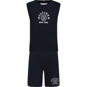 Dresy i komplety dla dziewczynek - Tommy Hilfiger Komplet Varsity | Regular Fit - miniaturka - grafika 1
