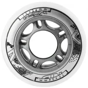 Akcesoria do skatingu - Kółka do łyżworolek NILS EXTREME PU 82A 70 x 24 Przezroczysty - miniaturka - grafika 1