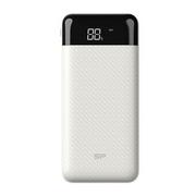 Powerbanki - Silicon Power Powerbank GS28 20000mAh LCD 1x USB-C, 2x USB-A, 1x mUSB biały - miniaturka - grafika 1