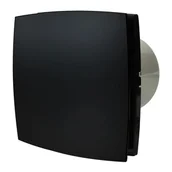 Kratki wentylacyjne - Vents Wentylator osiowy czarny mat śr. 100 mm - miniaturka - grafika 1