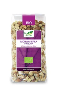 ﻿MORWA BIAŁA OWOC suszona EKO 250g Bio Planet - Zdrowa żywność - miniaturka - grafika 3