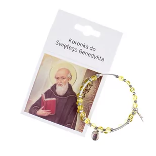 Bransoletka - Koronka do św. Benedykta - instrukcja modlitwy - Bransoletki - miniaturka - grafika 1