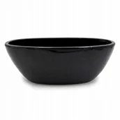 Donice - Osłonka ceramiczna CZARNA na kwiaty doniczka 29x14 cm GLAMOUR - miniaturka - grafika 1