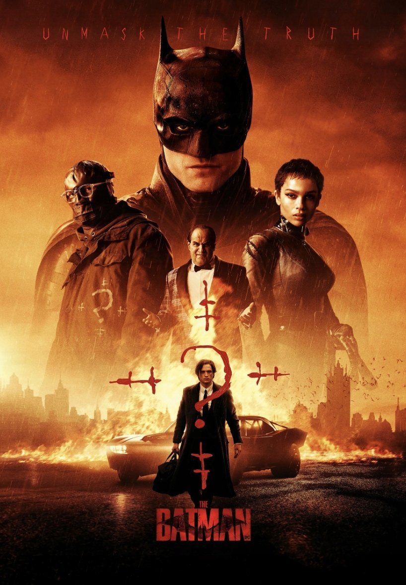 PODKŁADKA POD MYSZ Z Nadrukiem 22x18 cm BATMAN (2022) Tekst Prezent