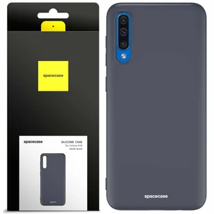 Spacecase Etui Silicone Case Galaxy A50 black - Etui i futerały do telefonów - miniaturka - grafika 1