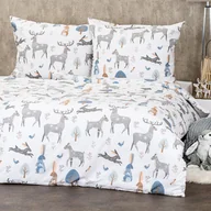 Pościel dla dzieci - 4Home Dziecięca pościel bawełniana Boho woodland, 140 x 200 cm, 70 x 90 cm, 140 x 200 cm, 70 x 90 cm - miniaturka - grafika 1