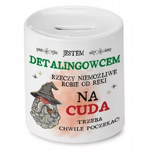 Skarbonka Dla Detalingowca na Urodziny na Prezent z Nadrukiem ze Zdjęciem - Skarbonki - miniaturka - grafika 1