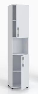 Regał biurowy G 40 2D Biały - Regały - miniaturka - grafika 2