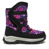 Buty dla dziewczynek - Śniegowce ALPINE PRO Soreno KBTD427 Czarny - miniaturka - grafika 1