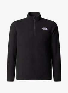 Bluza dziecięca The North Face Glacier Fleece 1/4 Zip - tnf black - Bluzy sportowe męskie - miniaturka - grafika 1