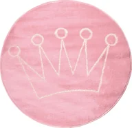 Dywany dla dzieci - Dywan Sofia dziecięcy Korona 100 cm - miniaturka - grafika 1